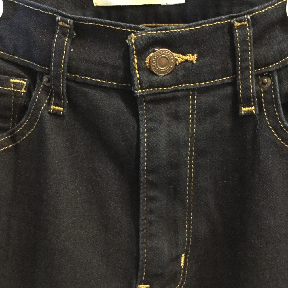 Levi's 724 High Rise Women's Straight Leg Jeans - Dark Blue